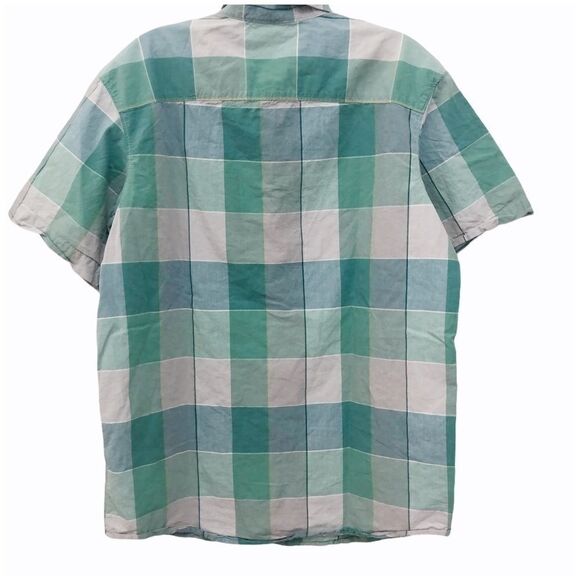 COLUMBIA SHIRT, SHORT Sleeve, Plaid Size S - Picture 2 of 6